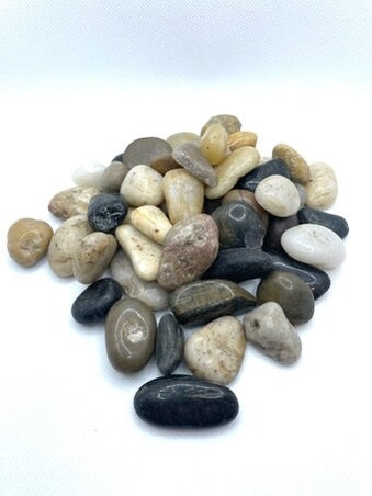 Premium Mix Polished Stones for 1 Gallon Self Cleaning Aquarium