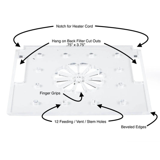 Lotus LID for 3 Gallon Self-Cleaning Aquarium - NoClean Aquariums