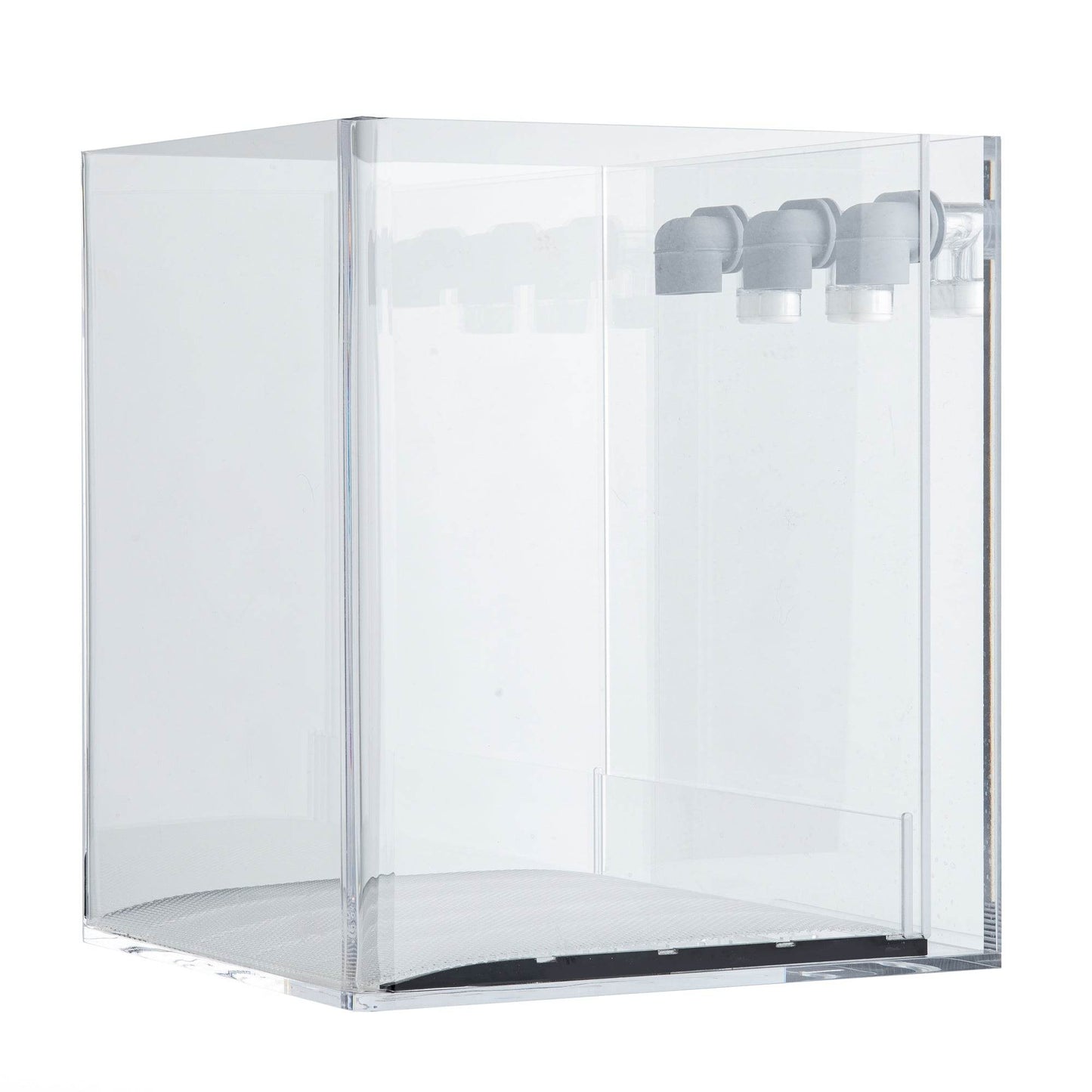 Low-Maintenance, Self-Cleaning Aquarium Kit | Lid | Waterfall Stand | 5 Gallon Cube Hassle-Free Fish Tank - NoClean Aquariums