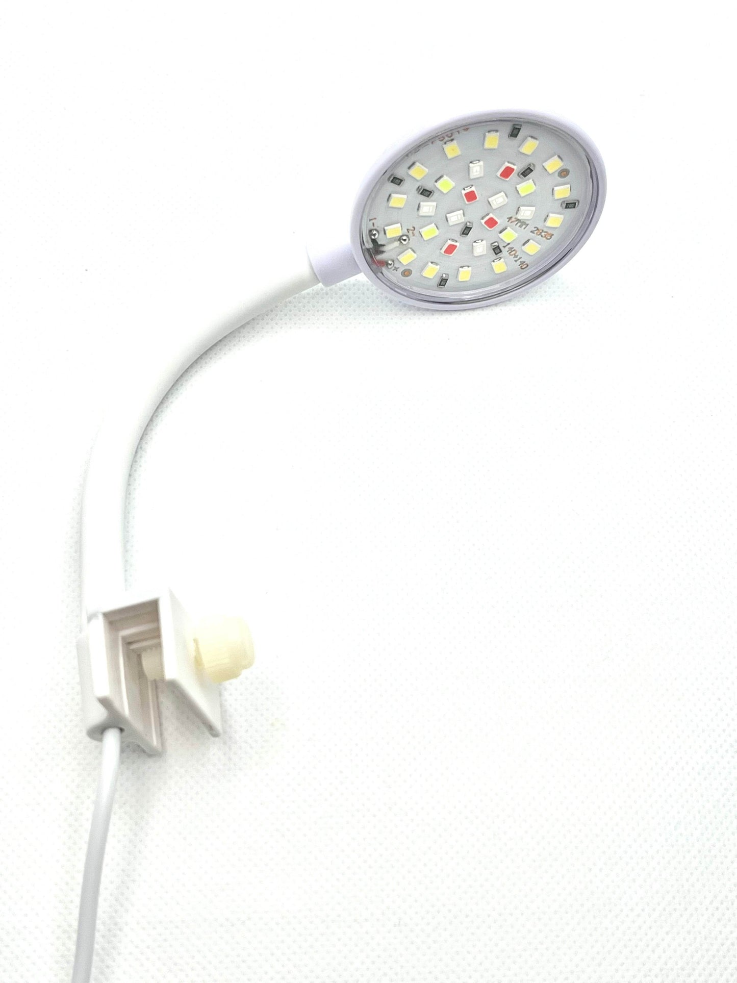 Dimmable USB LED | White, Blue & Red Spectrum | Easy Wall Clamp - NoClean Aquariums