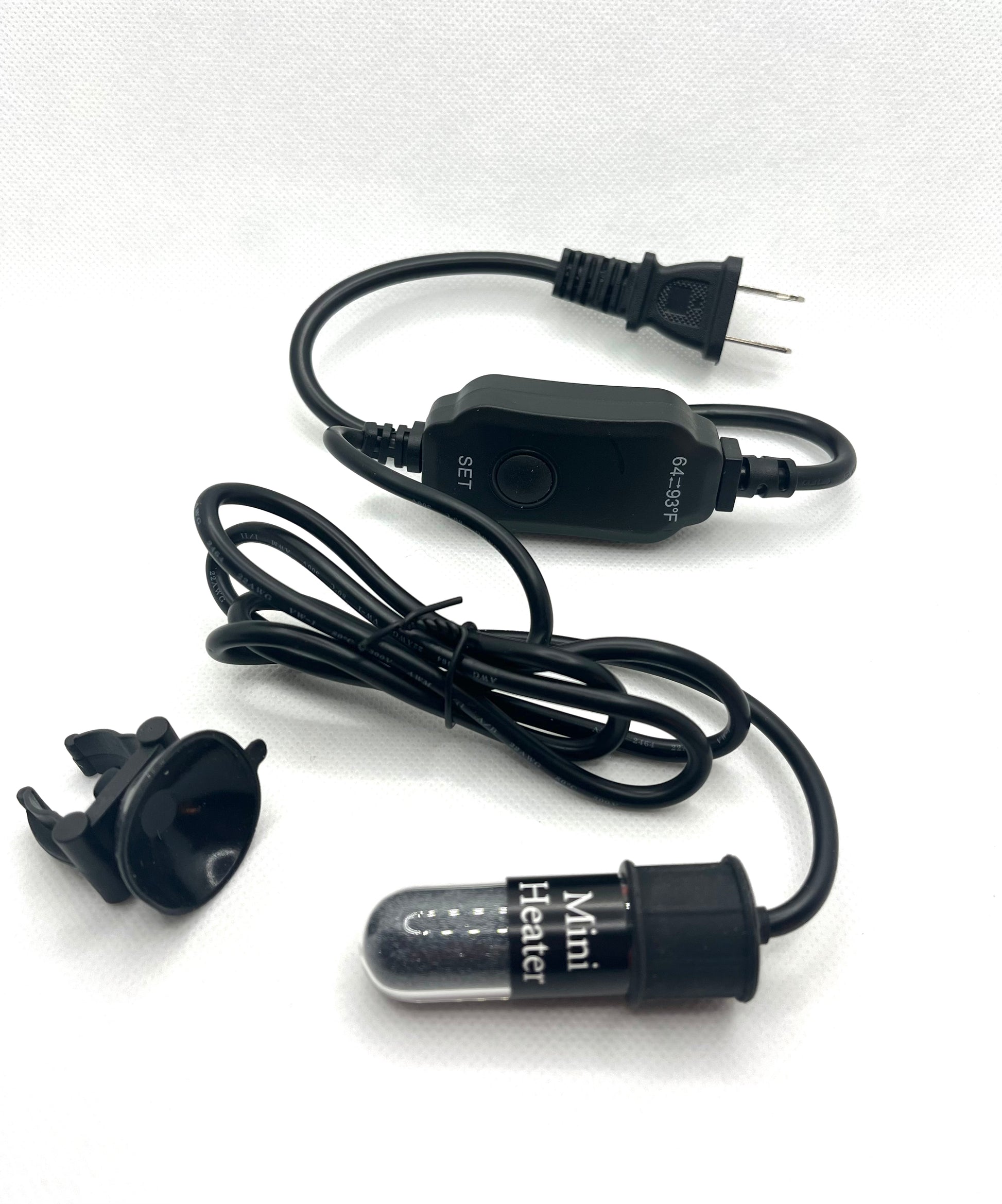 Essential Aquarium Accessory Kit 2: LED Light + Aeration Pump + 30W Heater - NoClean Aquariums