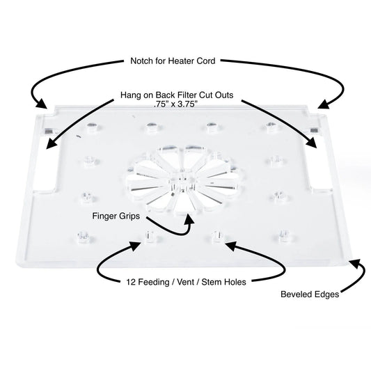 Lotus LID for 2.5 Gallon Self-Cleaning Aquarium - NoClean Aquariums