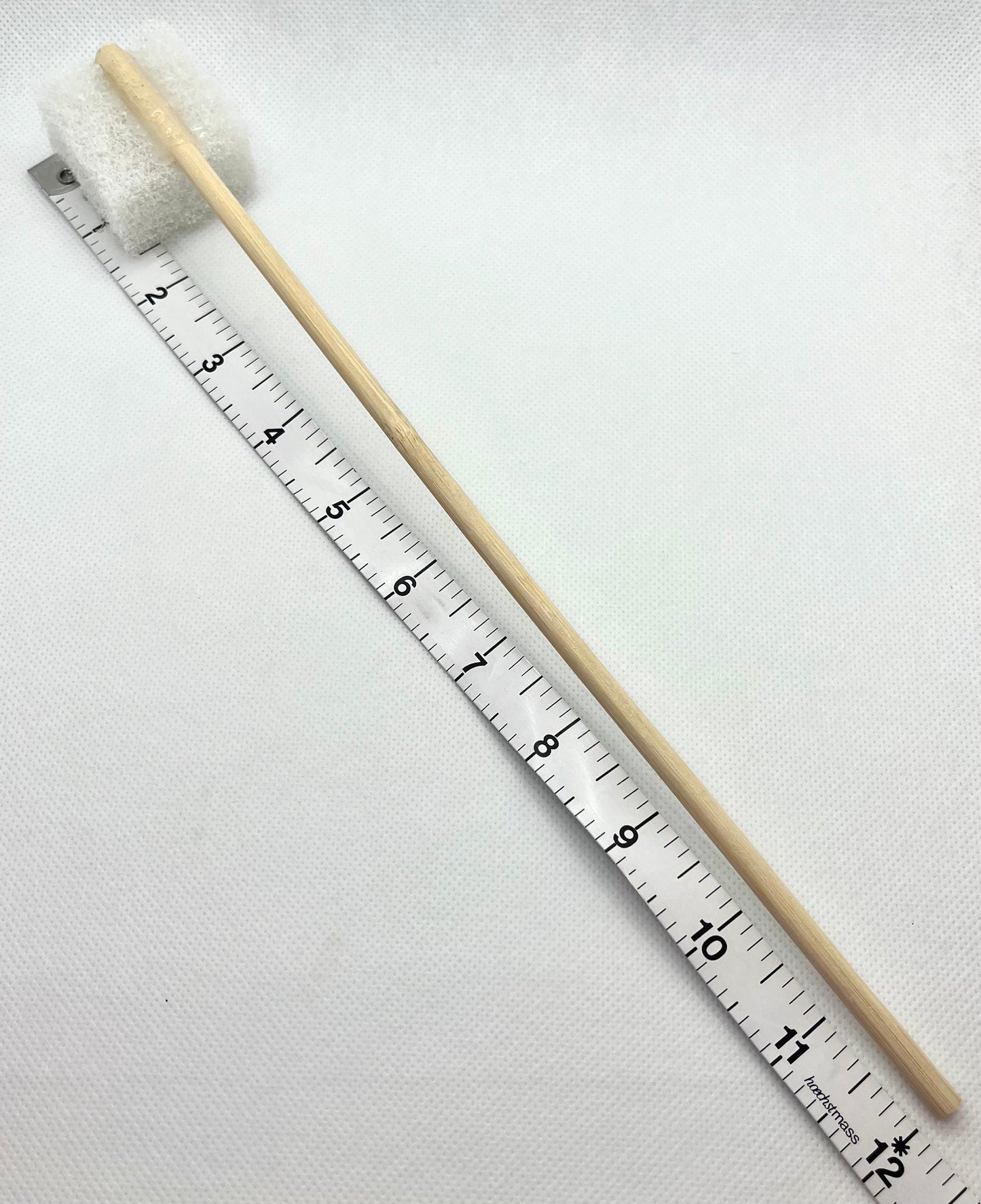 Bamboo Aquarium Brush | Acrylic Safe | 12” Long | “Nerite Brush” for 1 Gallon Betta Aquarium