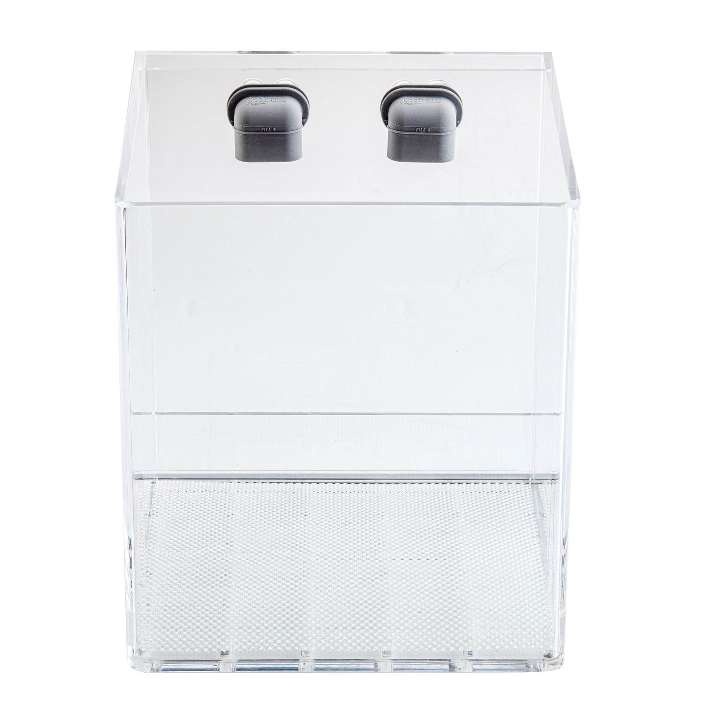 Easy Maintenance, Self-Cleaning Aquarium Kit | Lid | Waterfall Basin | 3 Gallon Cube Hassle Free Fish Tank - NoClean Aquariums