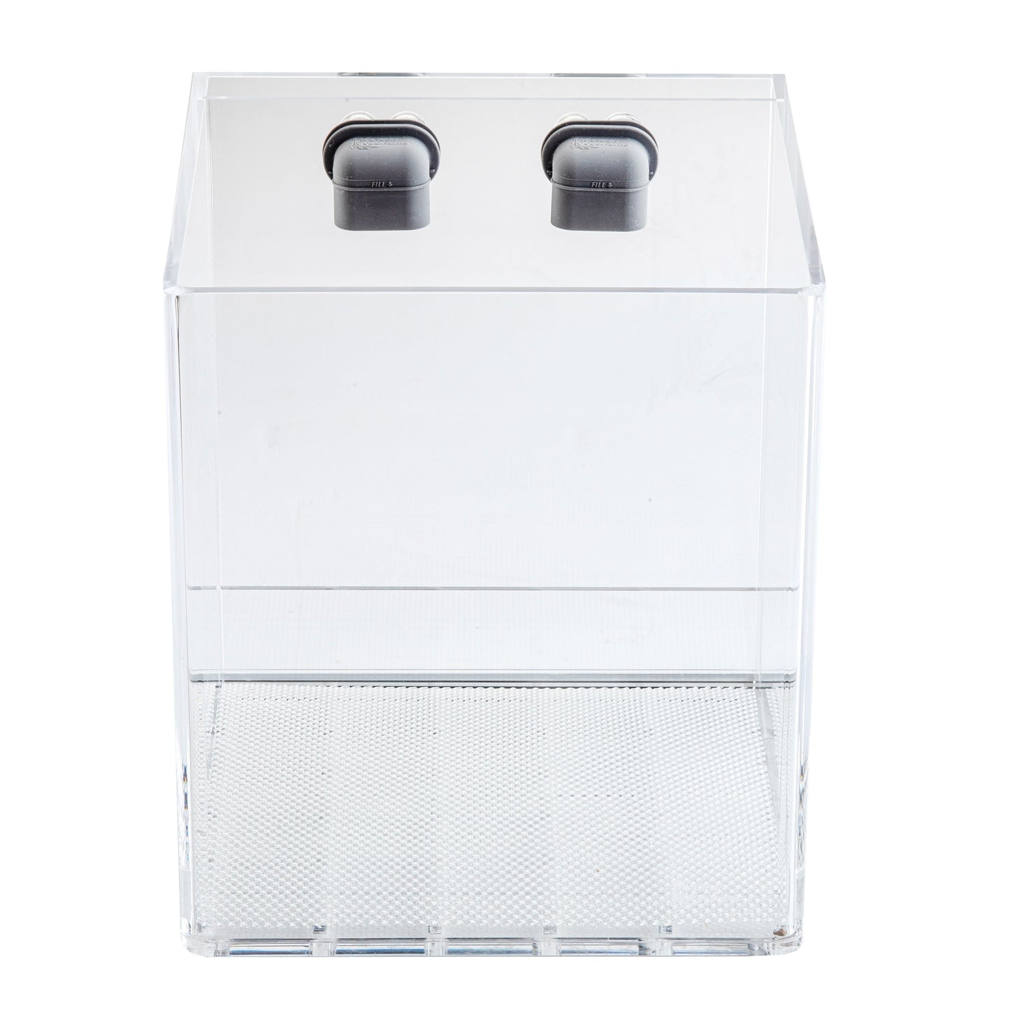 3 Gallon Cube Self-Cleaning Aquarium KIT | Lid | Waterfall Basin | Dazzle LED | Air Pump