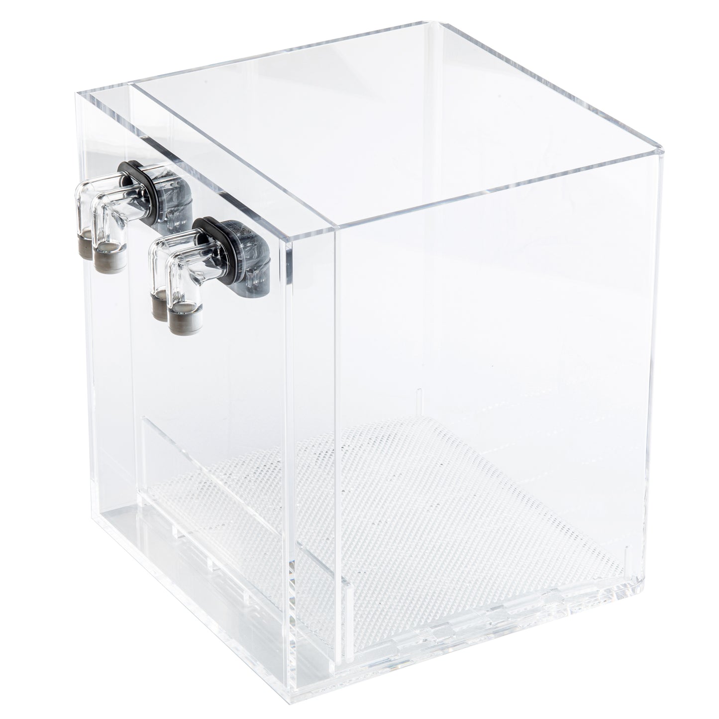 3 Gallon KIT | Cube Self-Cleaning Aquarium | Lid | Waterfall Basin | Dazzle LED