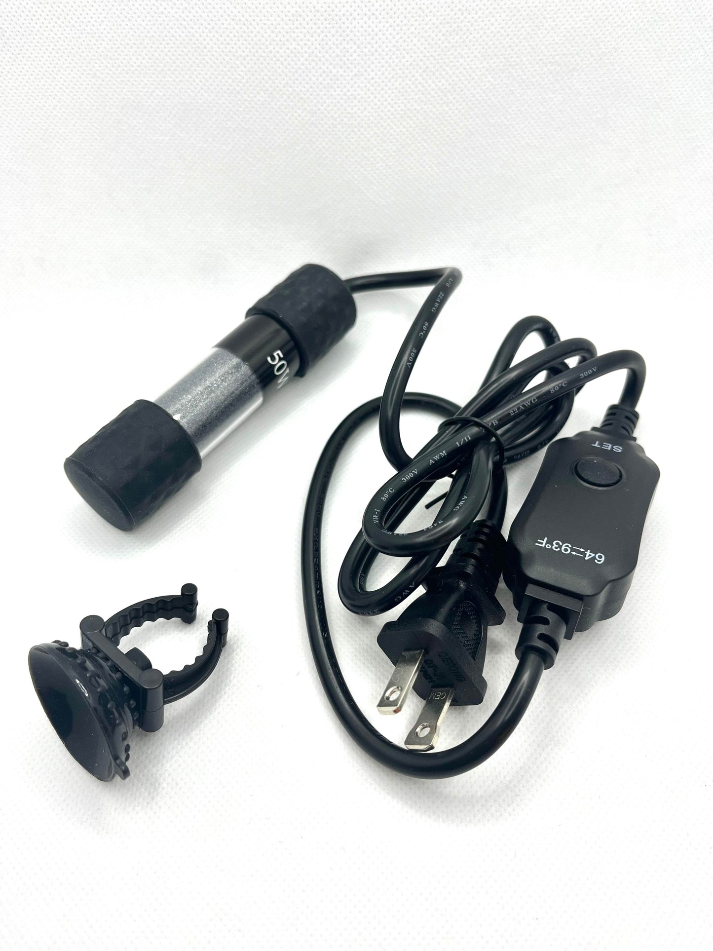Essential Aquarium Accessory Kit 3: LED Light + Aeration Pump + 50W Heater - NoClean Aquariums