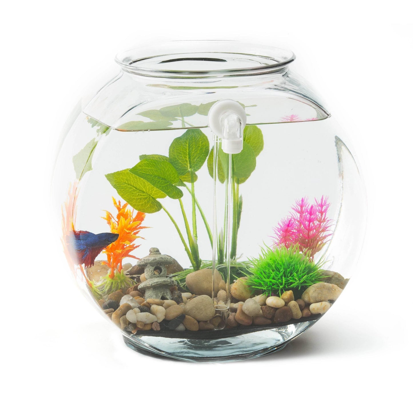 DIY Self Cleaning Conversion Kit for Anchor Hocking, 2 Gallon Fishbowl - NoClean Aquariums