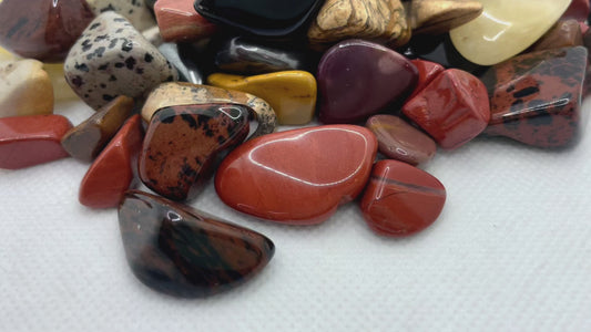 Jasper Mix Genuine Polished Gemstones for 1 Gallon Self Cleaning Aquarium