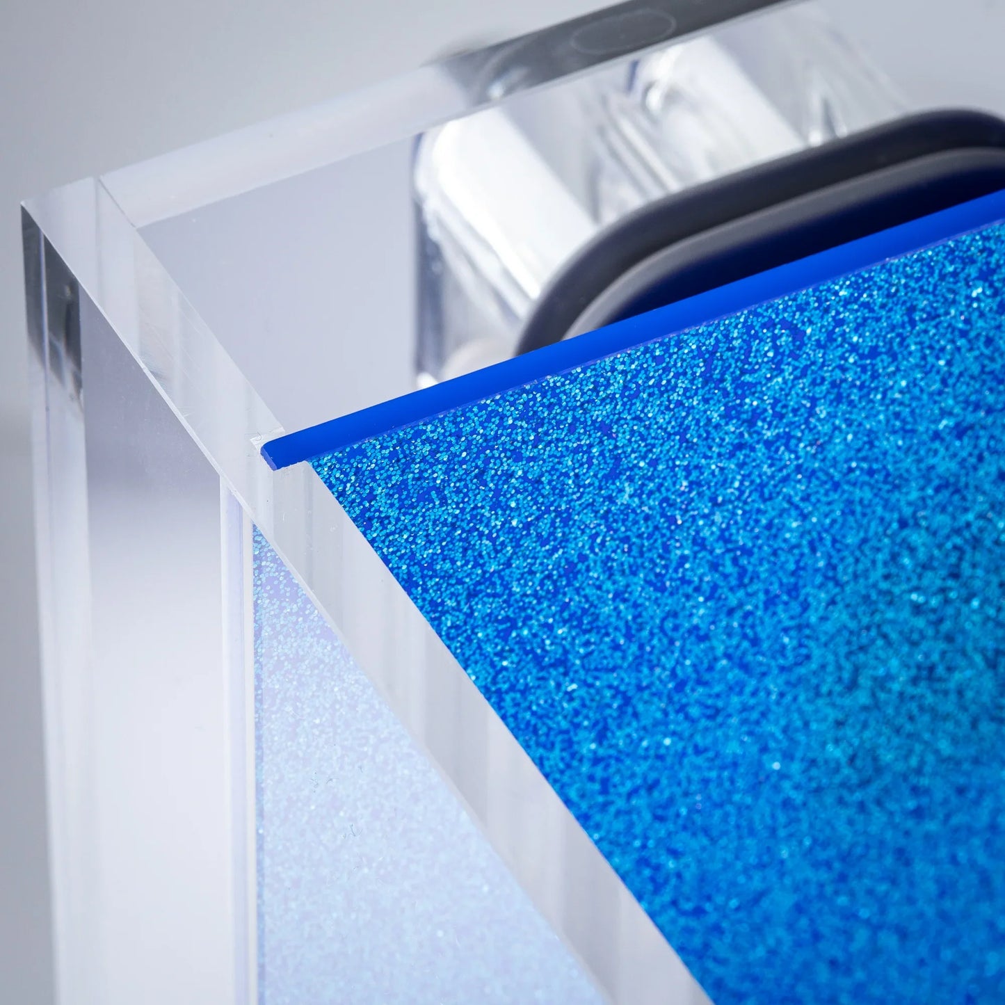 "Dazzle Wall" | Pink Sparkle | Blue Sparkle | Black for 5 Gallon Self-Cleaning Aquarium